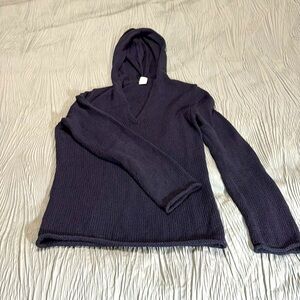 J.Crew women’s navy blue sweater hoodie, size small